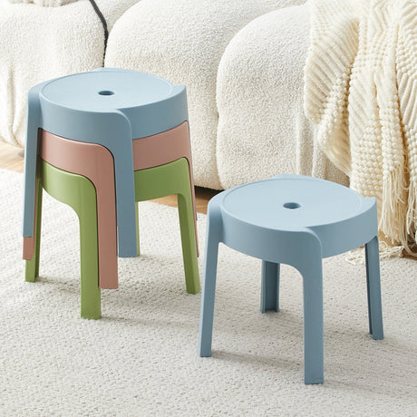 A&D Nyamira Thickened Stackable Round Stool from A&D
