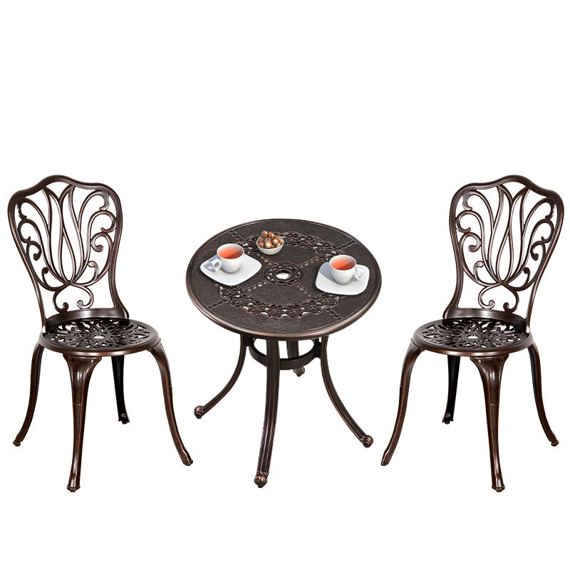 ZIYE Fujiko Elegant Wrought Iron 3-Piece Coffee Table Set from ZIYE