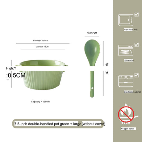 MOSE Striped Double-Ear Soup Bowl from MOSE