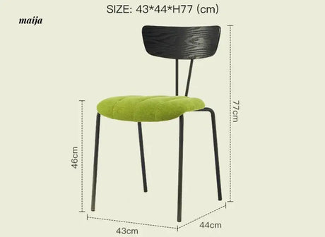 LAZYSPACE Benjamin Industrial Wind Dining Chair from LAZYSPACE