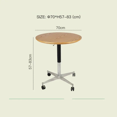 LAZYSPACE Zoey Solid Wood Lift Table from LAZYSPACE