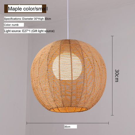 BOJI Kintaro Artistic Woven Lampshade Ceiling Lamp from BOJI