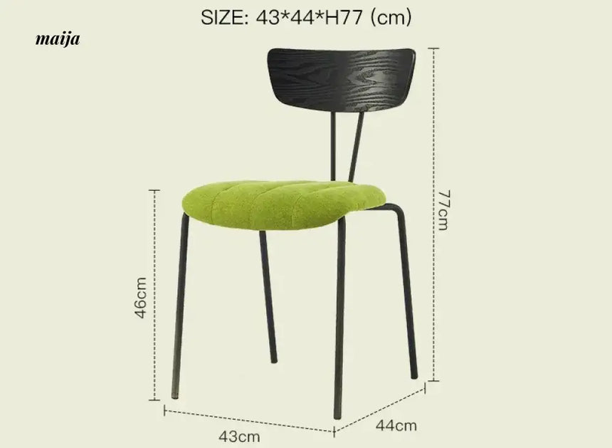 LAZYSPACE Benjamin Industrial Wind Dining Chair from LAZYSPACE