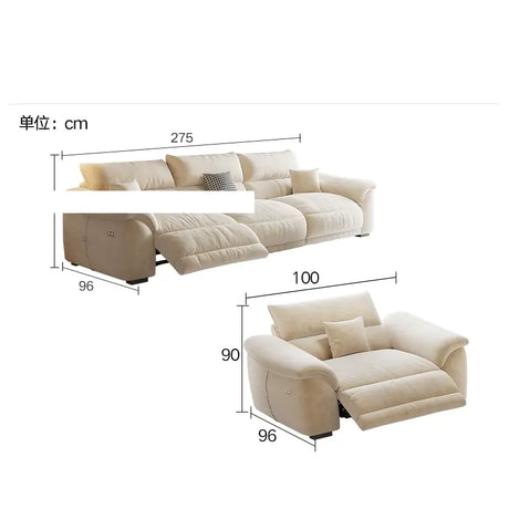 LATE AUTUMN Universal Electric Minimalist Cream Sofa from LATE AUTUMN