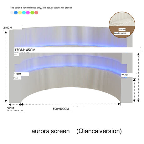 SHIBA Takashiro Illuminated Mobile Partition Screen from SHIBA