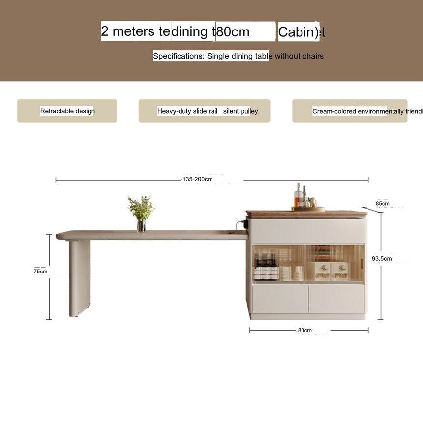 QUANMU Azura Versatile Modern Dining Table from QUANMU
