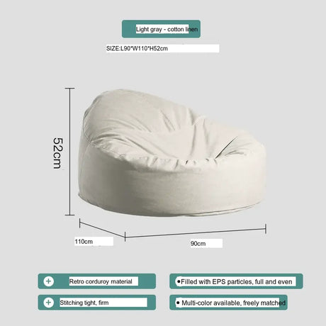 ABOUT WHITE Mistral Cozy Minimalist Tatami Chair from ABOUT WHITE