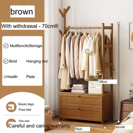 EASYREST Tamsin Elegant Natural Wood Storage Hanger from EASYREST