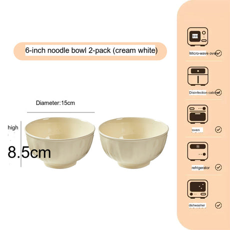 MOSE Creamy Ceramic Ramen Bowl from MOSE
