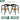 WEIMEI Santiago Rustic Solid Wood Dining Table Set from WEIMEI