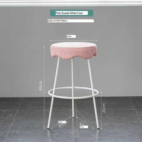 ABOUT WHITE Marcellus Elegant Luxury Bar Stool from ABOUT WHITE
