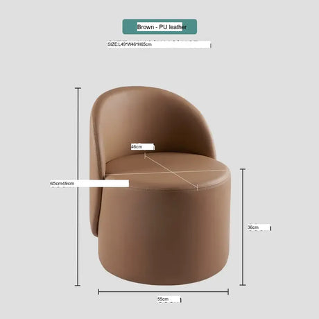 ABOUT WHITE Isolde Velvet Rotating Single Chair from ABOUT WHITE