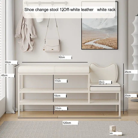 XIMIKA Aveline Stylish Integrated Entryway Shoe Rack from XIMIKA