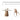 OROMA Lysandra Sleek Modern Dining Set from OROMA