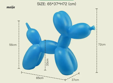 LAZYSPACE Violet Balloon Dog Stool from LAZYSPACE