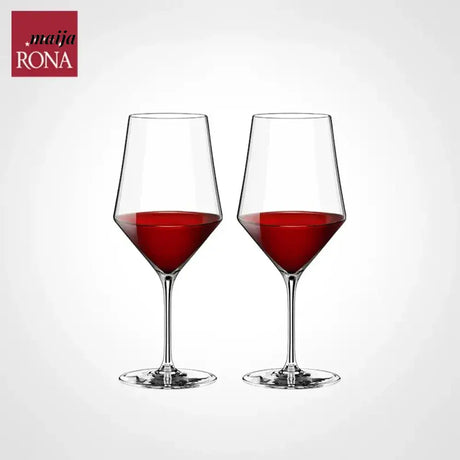 RONA Burgundy Red Wine Glass Crystal Collection from HOBBYTREE