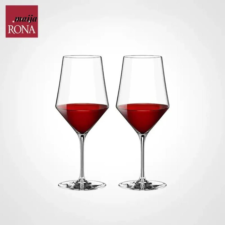 RONA Burgundy Red Wine Glass Crystal Collection from HOBBYTREE