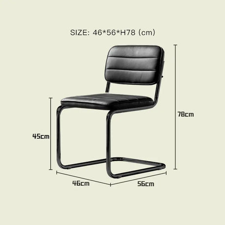 LAZYSPACE Olivia Light Luxury Leather Chair from LAZYSPACE