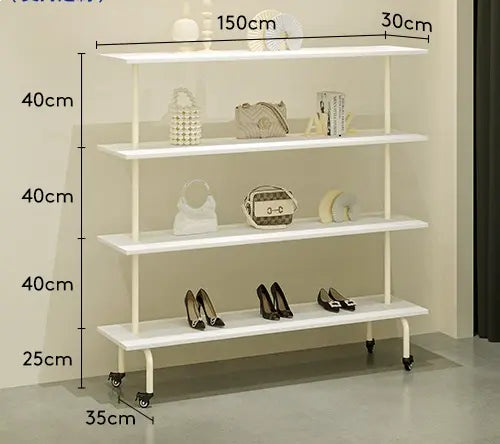 SM Liam Black Shoes and Clothing Stand from SM