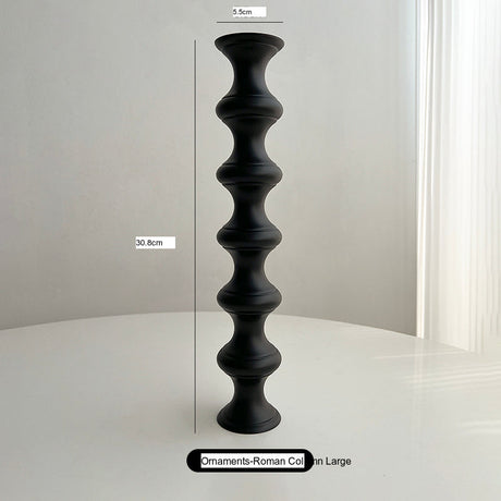 LIVETAI Seraphina Vintage Elegant Solid Wood Candlestick. from LIVETAI