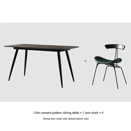 ABOUT WHITE Elowen Minimalist Cement Table Set from ABOUT WHITE