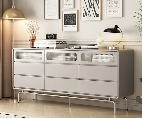 LINYUE Juliette French Multi-Drawer Bed End Cabinet from LINYUE