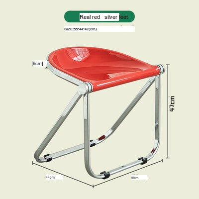 NIYE Serafina Vibrant Transparent Folding Chair from NIYE