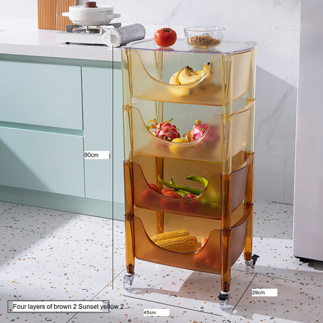 NIYE Olten Stylish Multilayer Storage System for Bed Cart from NIYE