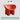 ABOUT WHITE Rosalía Cozy Minimalist Red Chair from ABOUT WHITE
