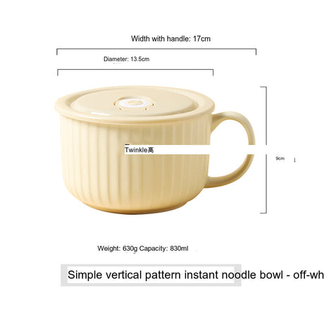MOSE Double-Ear Instant Noodle Bowl from MOSE
