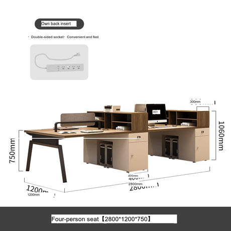 MUTINI LUCAS Sleek Modern Office Desk Set from MUTINI