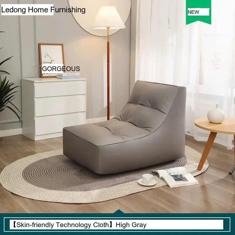 LEDONG Haruka Plush Adjustable Recliner Bean Bag Sofa from LEDONG