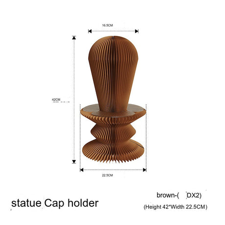 SHIBA Azura Chic Folding Hat Shelf Indoor Living Room. from SHIBA