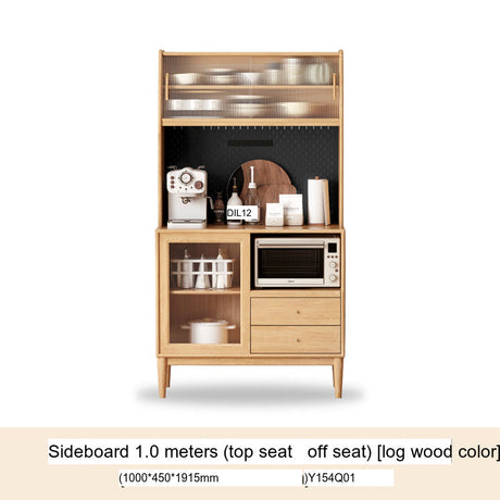 GENJI Akihiro Elegant Solid Wood High Cabinet from GENJI