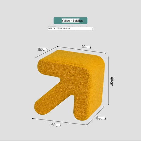 ABOUT WHITE Yamaguchi Charming Minimalist Plastic Stool from ABOUT WHITE