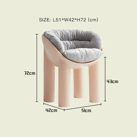 LAZYSPACE Zoey Elephant Legs Chair from LAZYSPACE