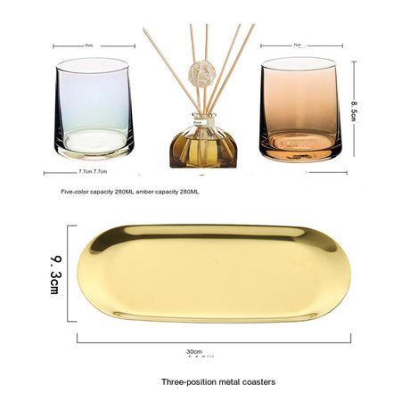 TIANRUN Serafina Scandinavian Glossy Mouthwash Toothbrush Set from TIANRUN