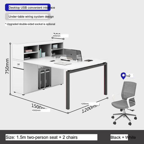 MUTINI Calypso Minimalist Ergonomic Office Desk Set from MUTINI