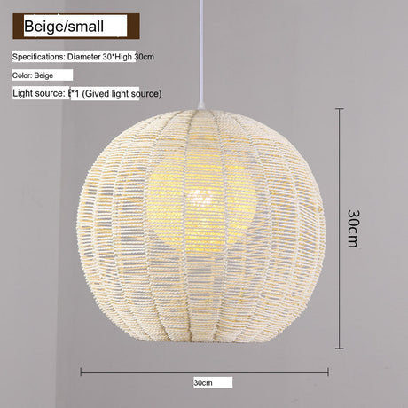 BOJI Kintaro Artistic Woven Lampshade Ceiling Lamp from BOJI