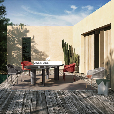 RATTAN SPACE Elowen Cozy Modern Dining Set from RATTAN SPACE