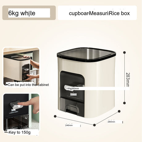 BOER Isola Insect-Proof Tideproof Rice Storage Box from BOER