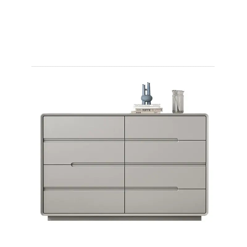 LINYUE Gideon Italian Black Minimalist Multi-Drawer Cabinet from LINYUE