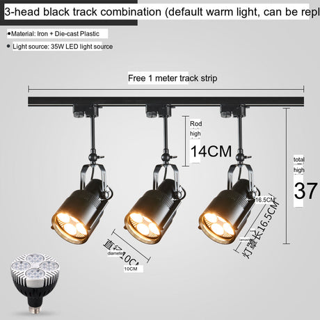 MODENG Retro Spotlight Bar Ceiling Light from MODENG
