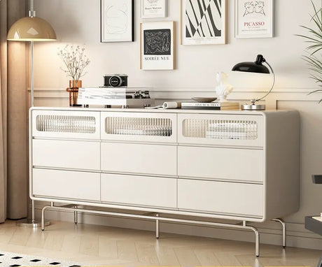 LINYUE Juliette French Multi-Drawer Bed End Cabinet from LINYUE