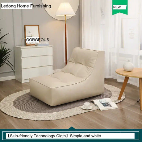 LEDONG Haruka Plush Adjustable Recliner Bean Bag Sofa from LEDONG