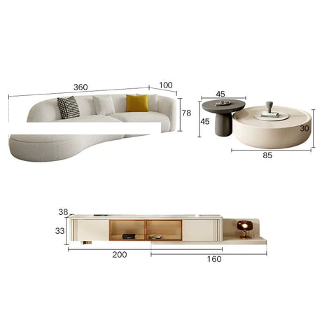 LATE AUTUMN Refined Minimalist Sofa with European Charm from LATE AUTUMN