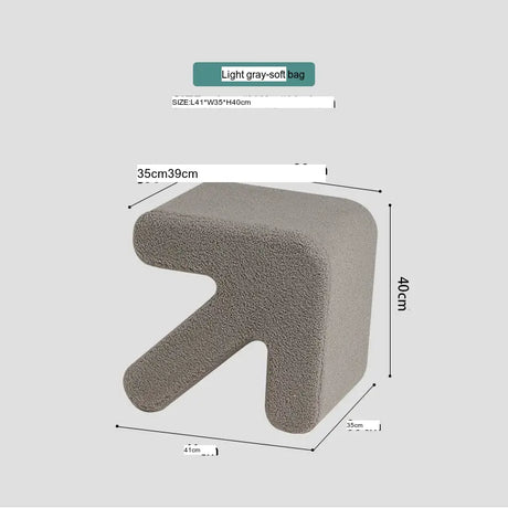 ABOUT WHITE Yamaguchi Charming Minimalist Plastic Stool from ABOUT WHITE