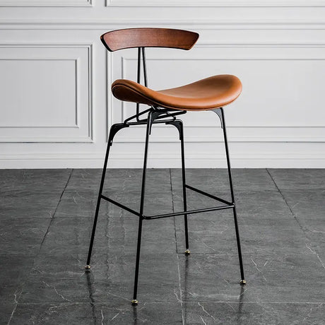 ABOUT WHITE Amaya Elegant Industrial Bar Stool from ABOUT WHITE