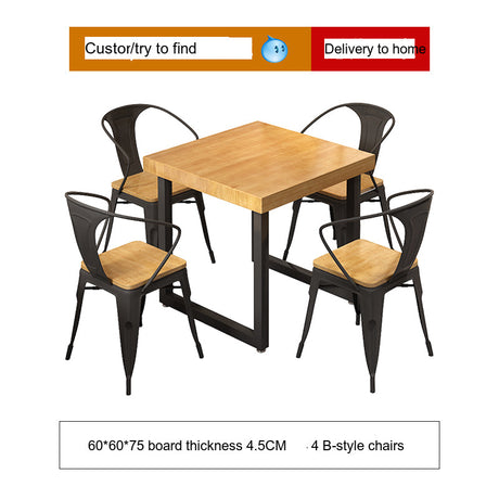 WEIMEI Morgantown Elegant Solid Wood Dining Table Set from WEIMEI