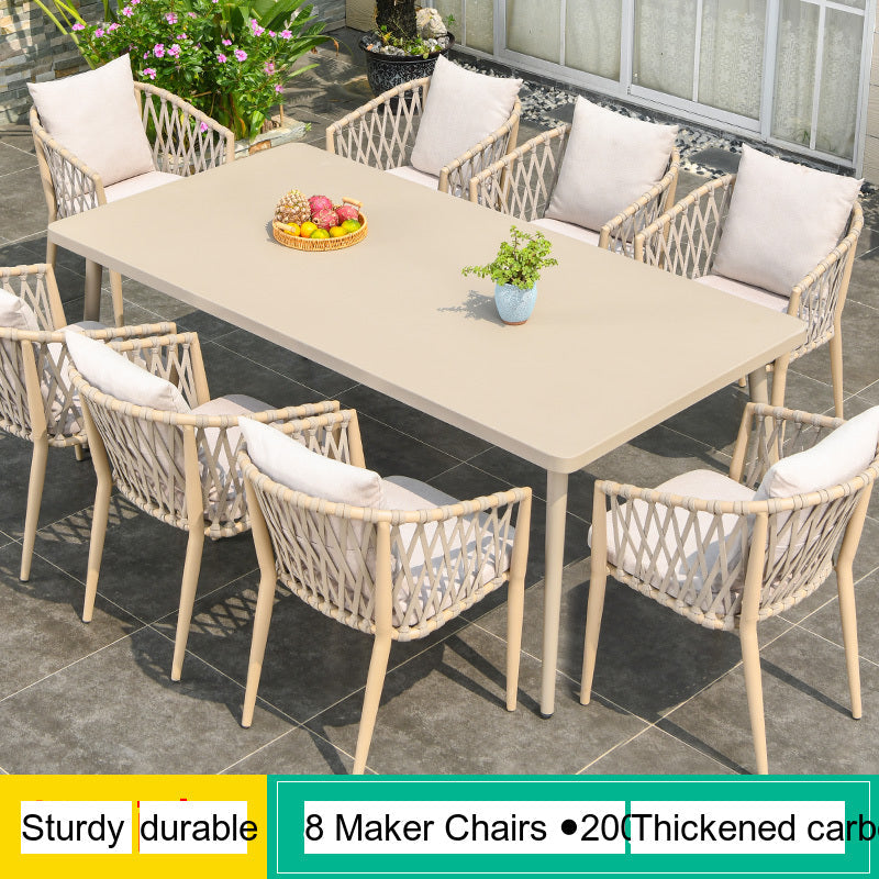 MOJIA Alaric Extendable Metal Lounge Chair for Relaxing Outdoors from MOJIA